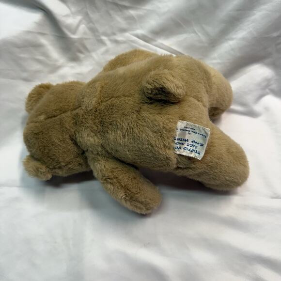 Vintage Build-A-Bear Classic Brown Teddy Bear Plush 15” Blue Paw Tag - Picture 5 of 8